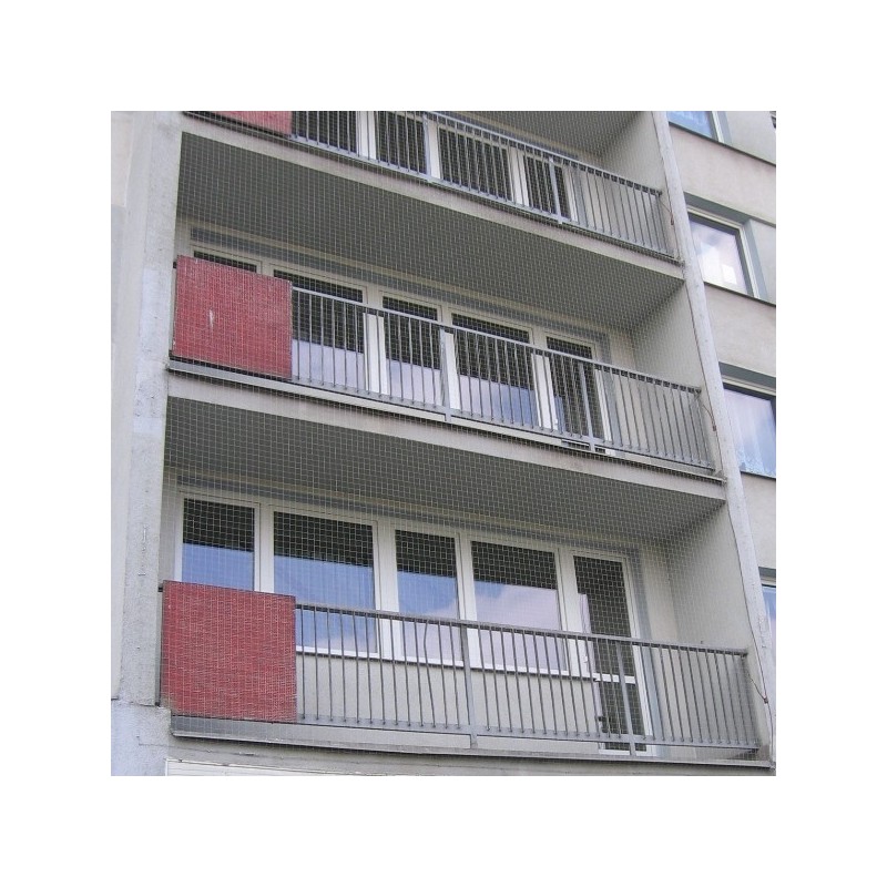 Síť proti holubům 20x10m oko 50x50mm barva Písková (Kámen)